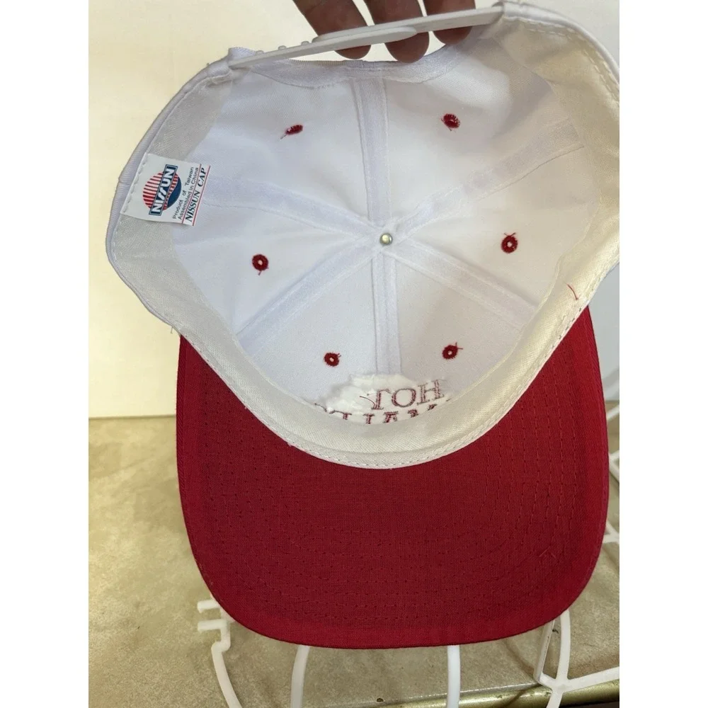Vintage Hot Tamales Hat Red White‎ Embroidered Snapback 90s Nissun Cap Taiwan